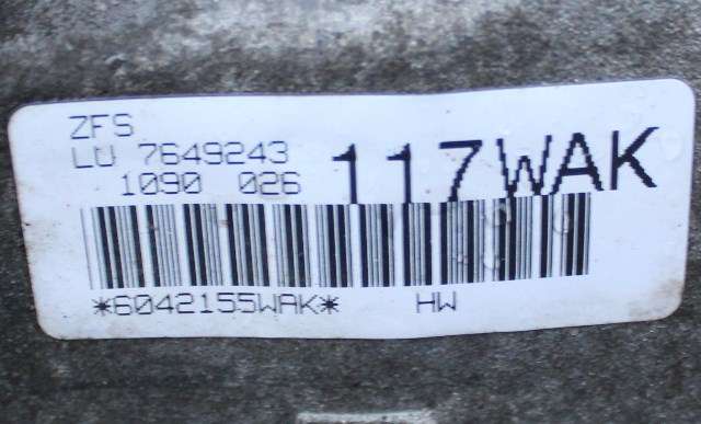 Girkasse 4WD komplett automat til BMW X1 2009-2015 (E84) (E84) (ZF|1090 026 117WAK|7 649 243. MED FORDELINGSKASSE|)
