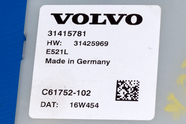 Styreenhet elektrisk bakluke til Volvo XC60 2014-2017 (Type I, Fase 2) (VOLVO|31415781|)