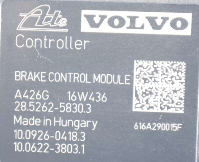 ABS sentral til Volvo XC60 2014-2017 (Type I, Fase 2)  (VOLVO|P31423348|)