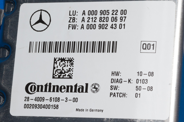 Kamera til Mercedes E-Klasse, Coupe/Cab 2009-2013 (Fase 1) (C207) (C207) (MERCEDES|A 000 905 22 00|)