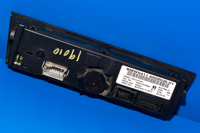 Varmeapparat betjening til BMW 1-Serie 2004-2011 (E81/E82/E87/E88) (E81/E82/E87/E88) (VDO|A2C53117977|64.11-6 958 536|)