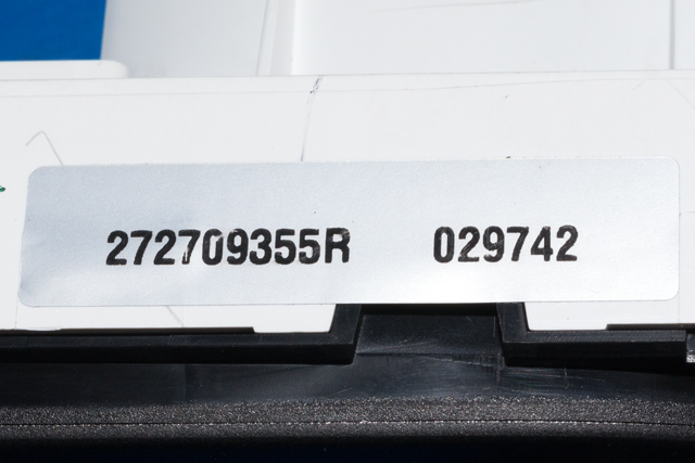 Varmeapparat betjening til Renault Clio 2016-2019 (Type IV, Fase 2)  (RENAULT|2727 09355R|)