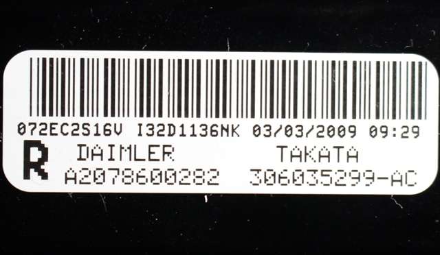 Innredning diverse til Mercedes E-Klasse, Coupe/Cab 2009-2013 (Fase 1) (C207) (C207) (MERCEDES|A 207 860 02 82|)