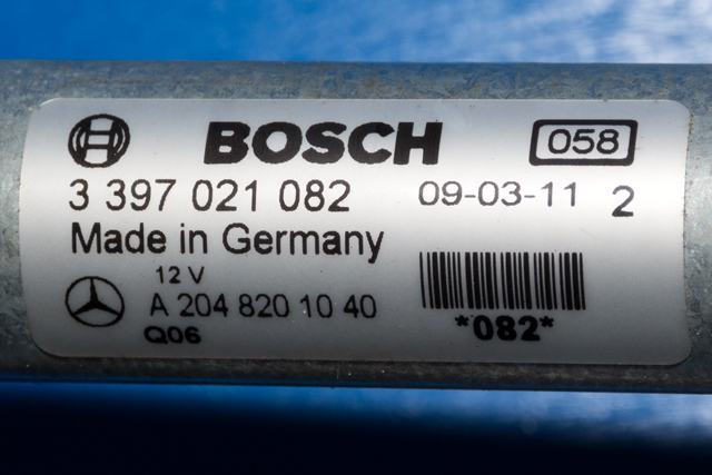 Viskermotor frontrute komplett m/overføring til Mercedes E-Klasse, Coupe/Cab 2009-2013 (Fase 1) (C207) (C207) (BOSCH|1 397 220 567|)
