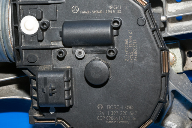 Viskermotor frontrute komplett m/overføring til Mercedes E-Klasse, Coupe/Cab 2009-2013 (Fase 1) (C207) (C207) (BOSCH|1 397 220 567|)