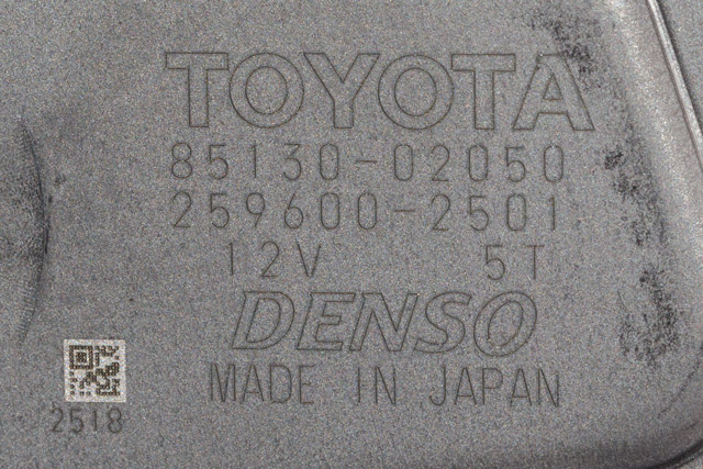 Viskermotor bakrute til Toyota Auris 2015-2019 (Type II, Fase 2)  (DENSO|259600-2501|85130-02050|)
