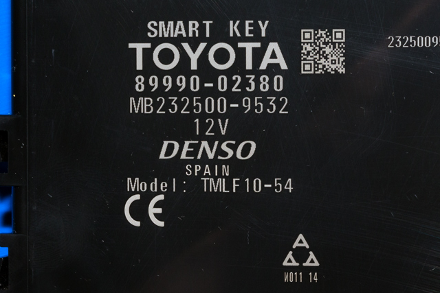 Styreenhet nøkkelfri/keyless til Toyota Auris 2015-2019 (Type II, Fase 2)  (TOYOTA|89990-02380|)