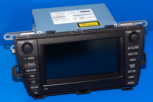 Bilstereo navigasjon til Toyota Prius, 2009-2016 (Type III) (COMBI) (COMBI) (TOYOTA|86120-47400)