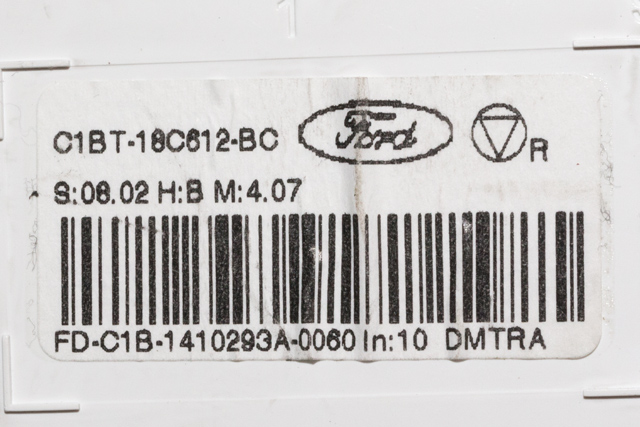 Varmeapparat betjening til Ford Fiesta 2013-2017 (Type VI, Fase 2)  (FORD|C1BT-18C612-BC|)