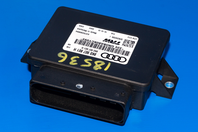 Styreenhet elektrisk parkbrems (EPB - Electric Parking Brake) til Audi A4, 2007-2014 (Type IV) (B8) (B8) (VAG|8K0 907 801 H)
