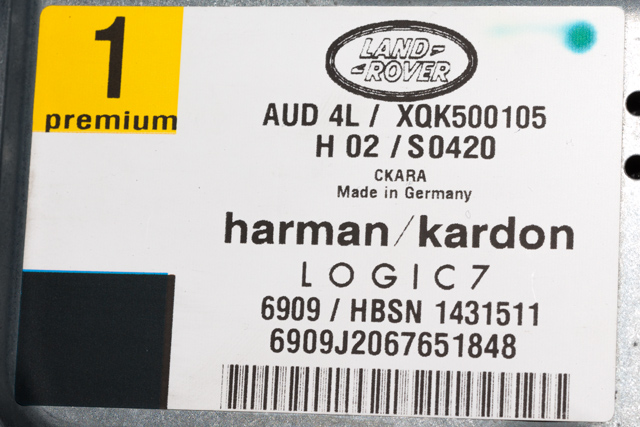 Bilstereo forsterker til Land Rover Range Rover Sport 2005-2013  (HARMAN|LOGIC7|)
