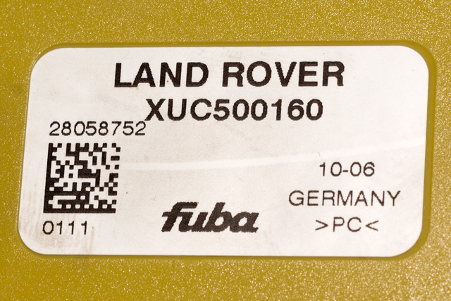 Antenne forsterker til Land Rover Range Rover Sport 2005-2013 (LAND ROVER|XUC500160|)