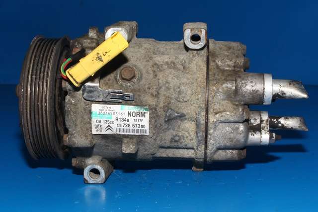 Aircondition kompressor til Peugeot Expert 2007-2016 (Type II) (SANDEN|1817F|96 728673 80|)