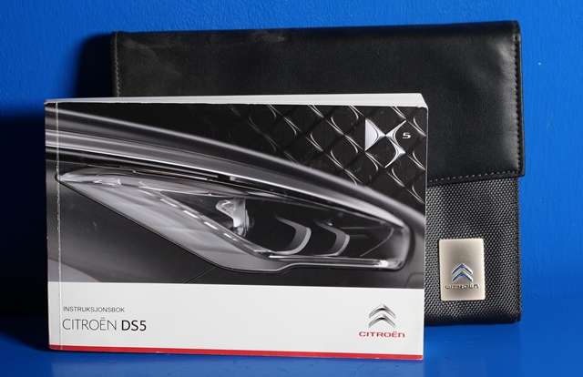 Instruksjonsbok til Citroën DS5, 2012-2017  