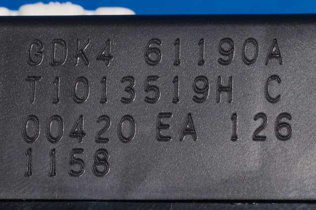 Varmeapparat betjening til Mazda 6 2010-2013 (Type II, Fase 2) (MAZDA|GDK4-61190A|)
