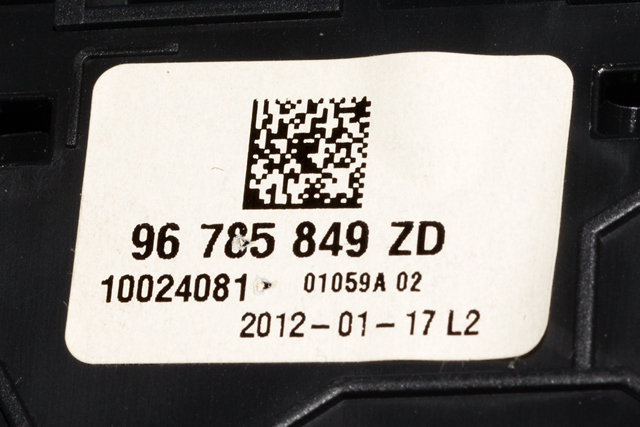 Taklyspanel til Citroën DS5 2012-2017  (CITROEN|96 785849 ZD|)
