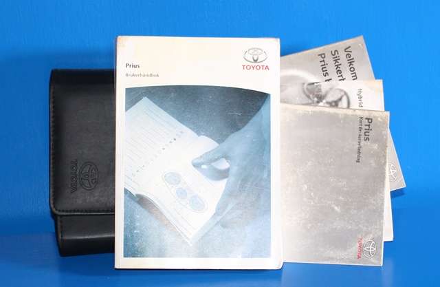 Instruksjonsbok til Toyota Prius, 2009-2016 (Type III) (COMBI) (COMBI) 