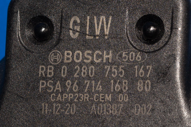 Pedal gass til Citroën DS5 2012-2017  (BOSCH|0 280 755 167|96 714168 80|)