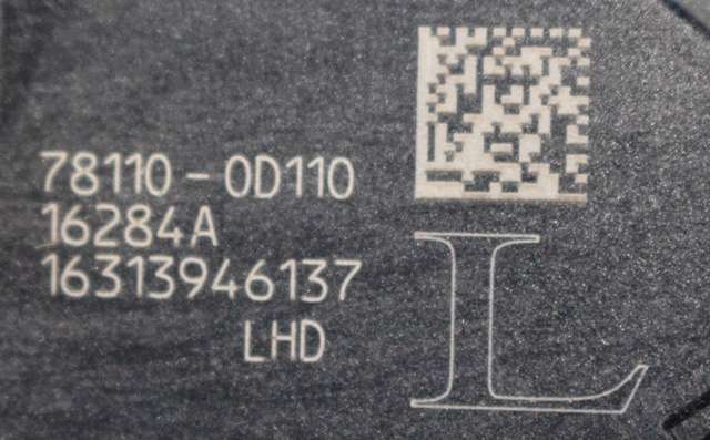 Pedal gass til Toyota Yaris 2014-2020 (Type III, Fase 2) (TOYOTA|78110-0D110|)