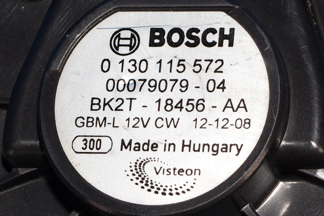 Varmeapparat motor til Ford Transit Custom 2013-2023 (Type I)  (BOSCH|0 130 115 572|BK2T-18456-AA|)