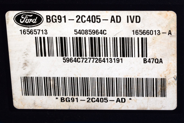 ABS sentral til Ford S-Max 2010-2015 (Type I, Fase 2) (FORD|BG91-2C405-AD|)