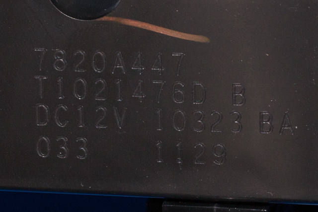 Varmeapparat betjening til Mitsubishi i-MiEV 2010-->>  (MITSUBISHI|7820A447|)