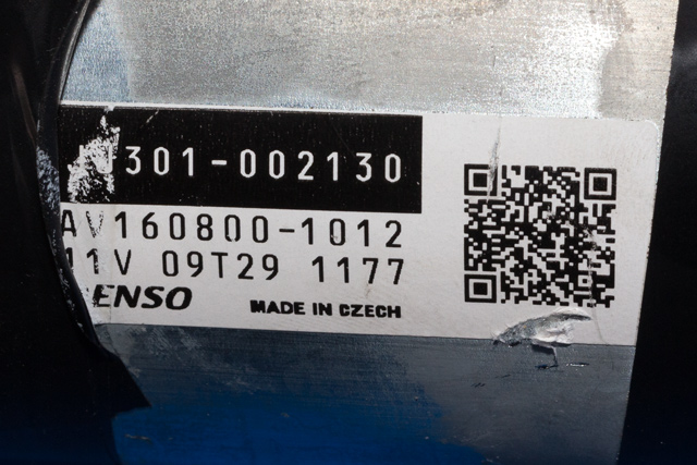 Rattaksel elektrisk servo til Toyota Yaris 2014-2020 (Type III, Fase 2)  (DENSO|160800-1012|JJ301-002130|)