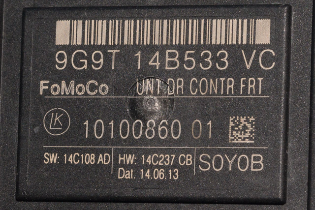 Styreenhet dør høyre foran til Ford S-Max 2010-2015 (Type I, Fase 2) (LUK|10 1008 60 01|9G9T-14B533-VC|)