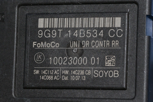 Styreenhet dør høyre bak til Ford S-Max 2010-2015 (Type I, Fase 2) (LUK|10 0230 00 01|9G9T-14B534-CC|)