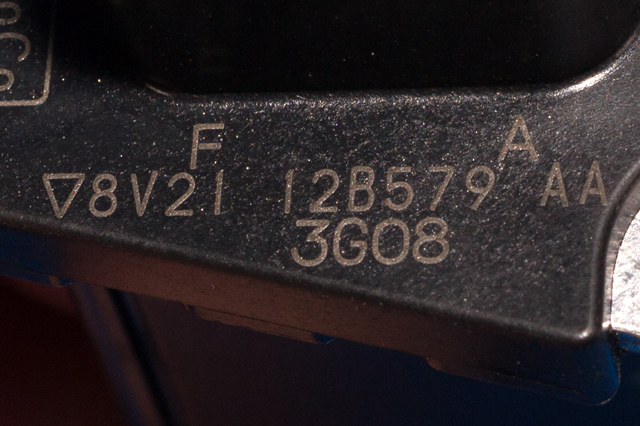 Luftmengde/luftmassemåler til Volvo V60/V60 CC 2013-2018 (Type I, Fase 2)  (FORD|8V21-12B579-AA|)