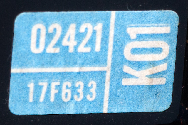 Bryter visker til Toyota Auris 2010-2012 (Type I, Fase 2) (TOYOTA|17F633-02421|)