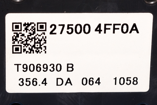 Varmeapparat betjening til Nissan E-NV200 2014-->> (NISSAN|27500-4FF0A|)