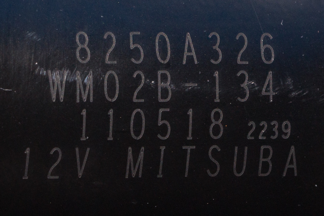 Viskermotor frontrute komplett m/overføring til Mitsubishi i-MiEV 2010-->>  (MITSUBISHI|8250A326|)