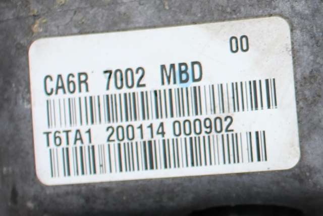 Girkasse manuell til Ford Fiesta 2013-2017 (Type VI, Fase 2)  (FORD|CA6R-7002-MBD|)