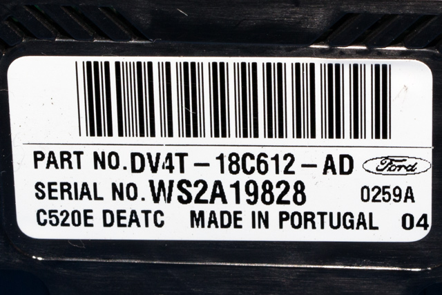 Varmeapparat betjening til Ford Kuga 2013-2019 (FORD|DV4T-18C612-AD|)