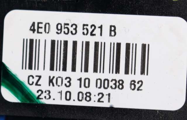 Bryter cruise control til Audi A6 2008-2011 (Type III, Fase 2) (C6) (C6) (VAG|4E0 953 521 B|)