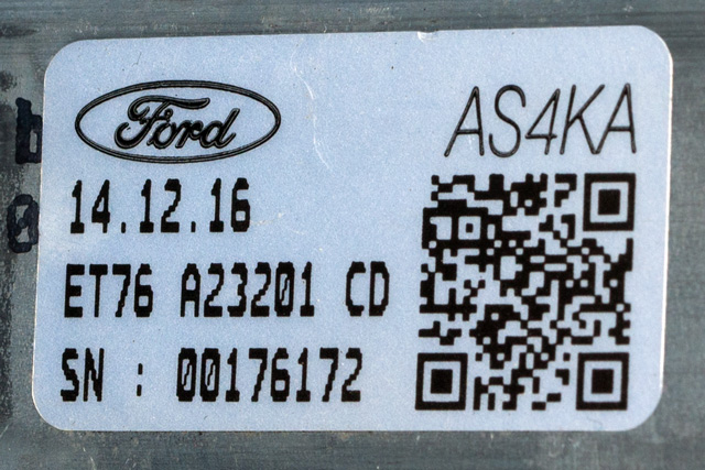 Ruteheis venstre foran til Ford Transit Courier 2014-2018 (Type I, Fase 1)  (FORD|ET76-A23201-CD|)