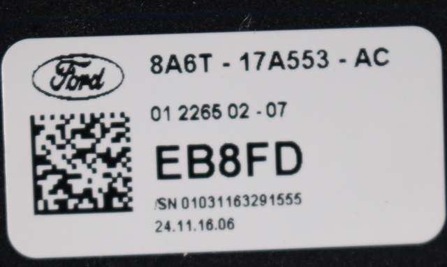 Bryter visker til Ford Transit Courier 2014-2018 (Type I, Fase 1) (FORD|8A6T-17A553-AC|)