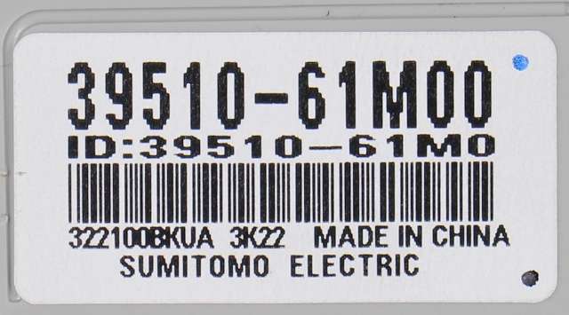 Varmeapparat betjening til Suzuki SX4 S-CROSS 2013-->> (Type II)  (SUZUKI|39510-61M00|)