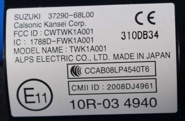 Bryter start/stopp til Suzuki SX4 S-CROSS 2013-->> (Type II) (SUZUKI|37290-68L00|)