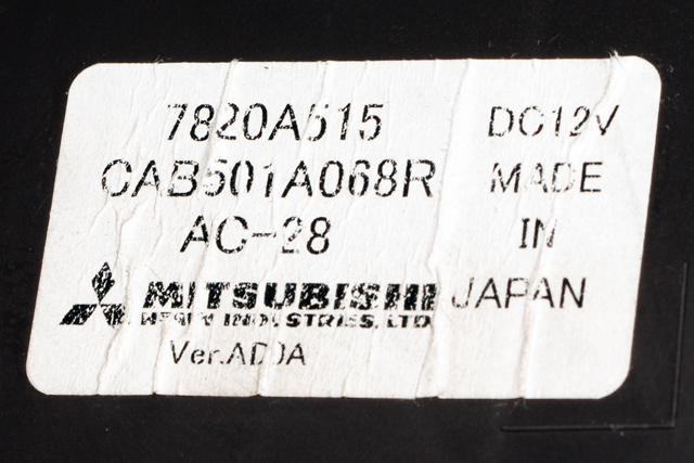Styreenhet klima/aircondition til Citroën C4, Aircross 2012-2017 (MITSUBISHI|7820A515|)