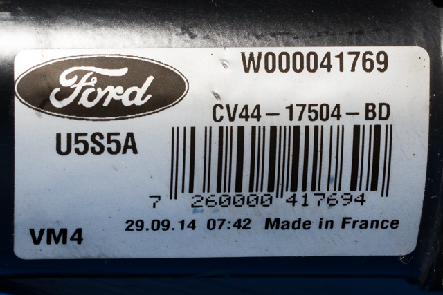 Viskermotor foran venstre til Ford Kuga 2013-2019 (FORD|CV44-17504-BD|)