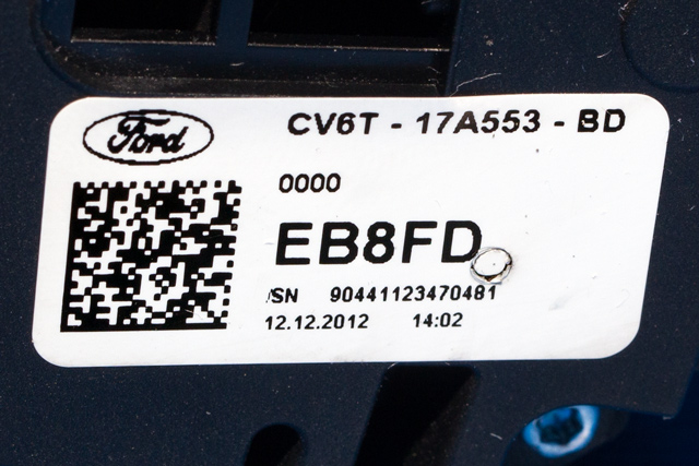 Bryter visker til Ford Transit Custom 2013-2023 (Type I) (FORD|CV6T-17A553-BD|)