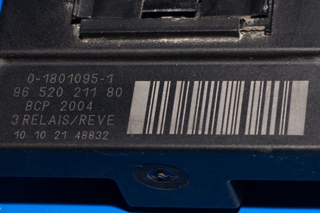 Rele diverse til Citroën Berlingo 2008-2015 (Type II, Fase 1) (0-1801095-1|96 520211 80|)