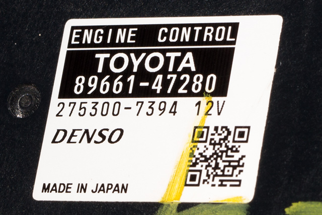 Styreenhet motor til Toyota Prius 2009-2016 (Type III) (COMBI) (COMBI) (DENSO|275300-7394|89661-47280|)