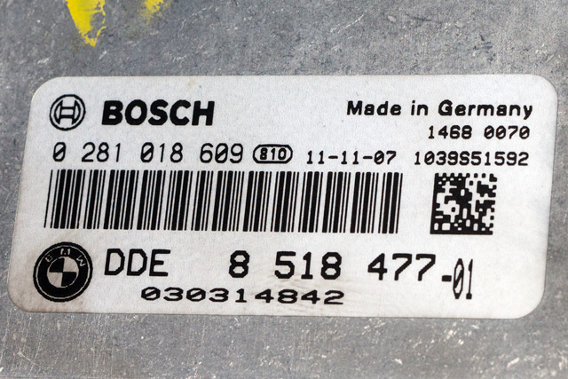 Styreenhet motor til BMW X3 2010-2017 (F25) (F25) (BOSCH|0 281 018 609|8 518 477|)