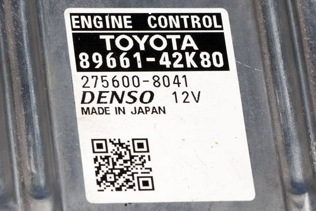 Styreenhet motor til Toyota RAV4 2016-2019 (Type IV, Fase 2) (DENSO|275600-8041|89661-42K80|)