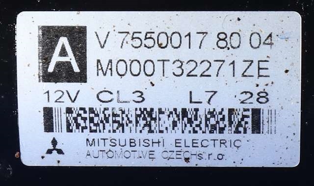 Starter til Peugeot 308 2007-2011 (Type I, Fase 1) (MITSUBISHI|M000T32271|V7 550017 80|)