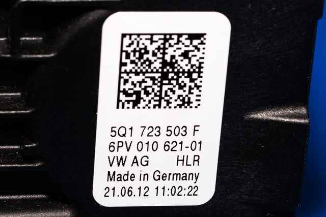 Pedal gass til Audi A3 2012-2016 (Type III, Fase 1)  (HELLA|6PV 010 621-01|5Q1 723 503 F|)
