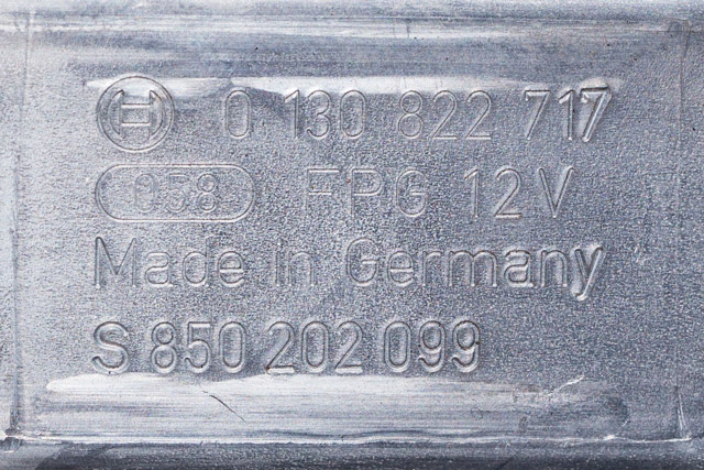 Ruteheis høyre til Audi A3 2012-2016 (Type III, Fase 1)  (BOSCH|0 130 822 717|5Q0 959 801 B|)